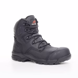 Rock Fall RF725 Carbon Black Waterproof ESD Womens Safety Boot