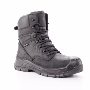 Rock Fall RF750 Boone Black High Leg Waterproof Safety Boot with Side Zip
